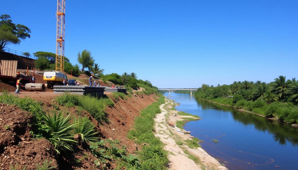 Sheet Piling Retaining Walls